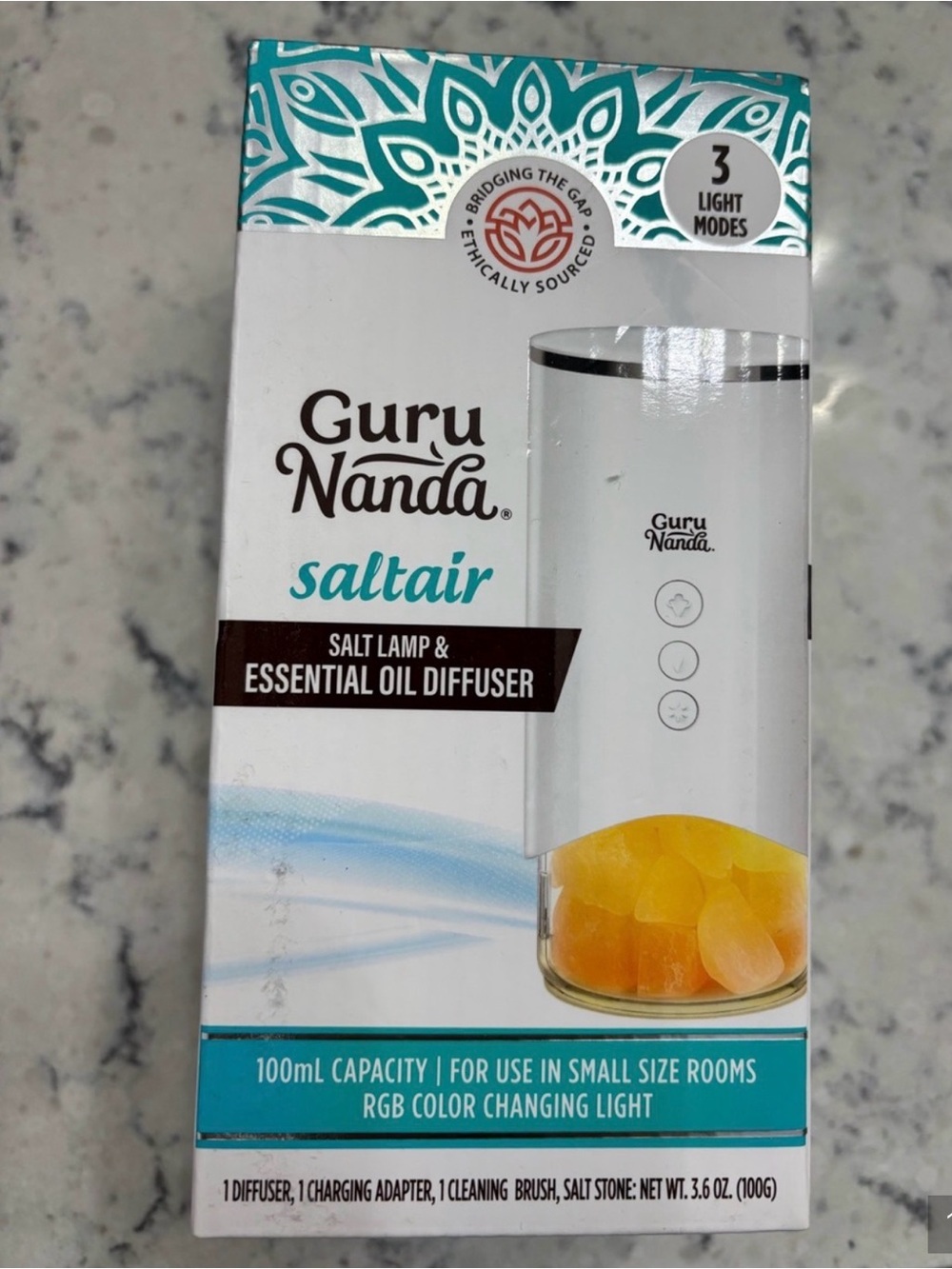 Guru Nanda Saltair Salt Lamp & Essential Oil Diffuser